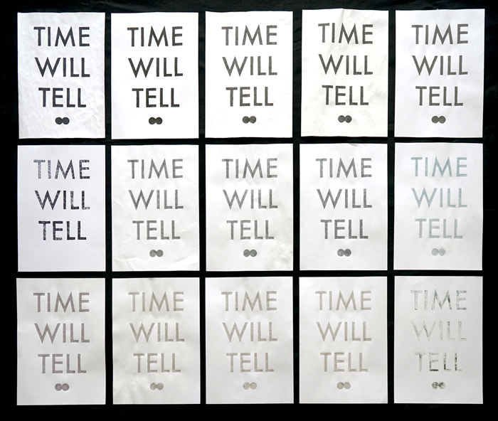 time will tell